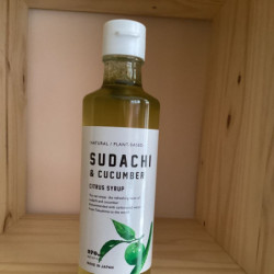 Sirop concentré de sudachi et concombre